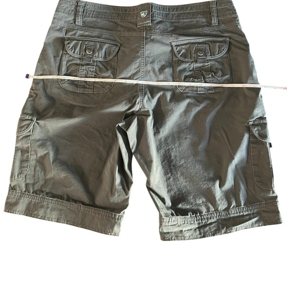 KUHL WOMEN’S OUTDOOR ADVENTURE SHORTS ARMY GREEN SIZE 14 - Picture 7 of 10